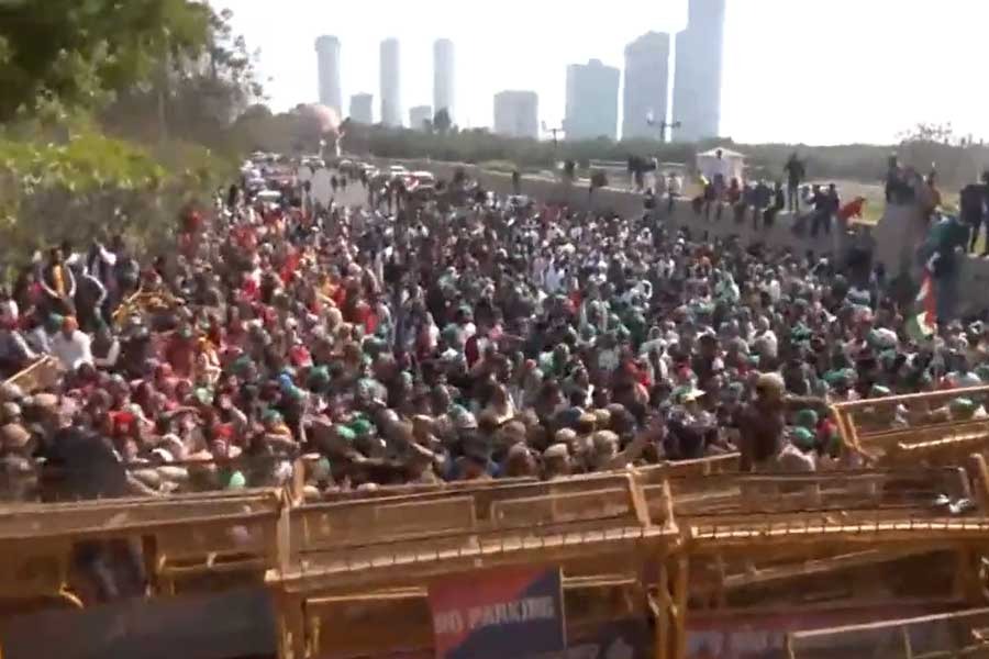 Farmers March Ahead Of Farmers Delhi Chalo March Haryana Police Asks Them Not To Join 0691