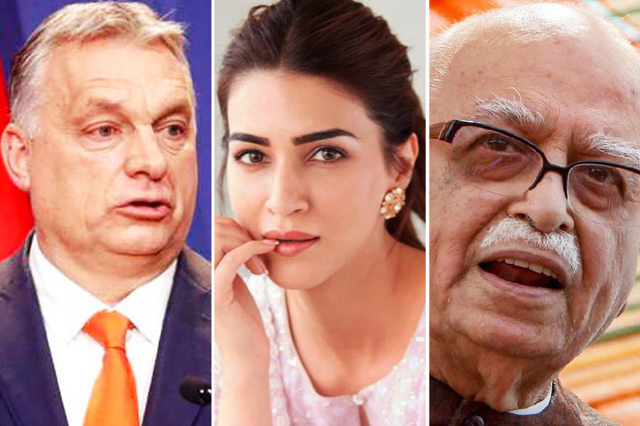 (L-R) Viktor Orban’s punishment for Sweden, Kriti Sanon on her new release, L.K. Advani and the Bharat Ratna, and more in this week’s satirical wrap-up