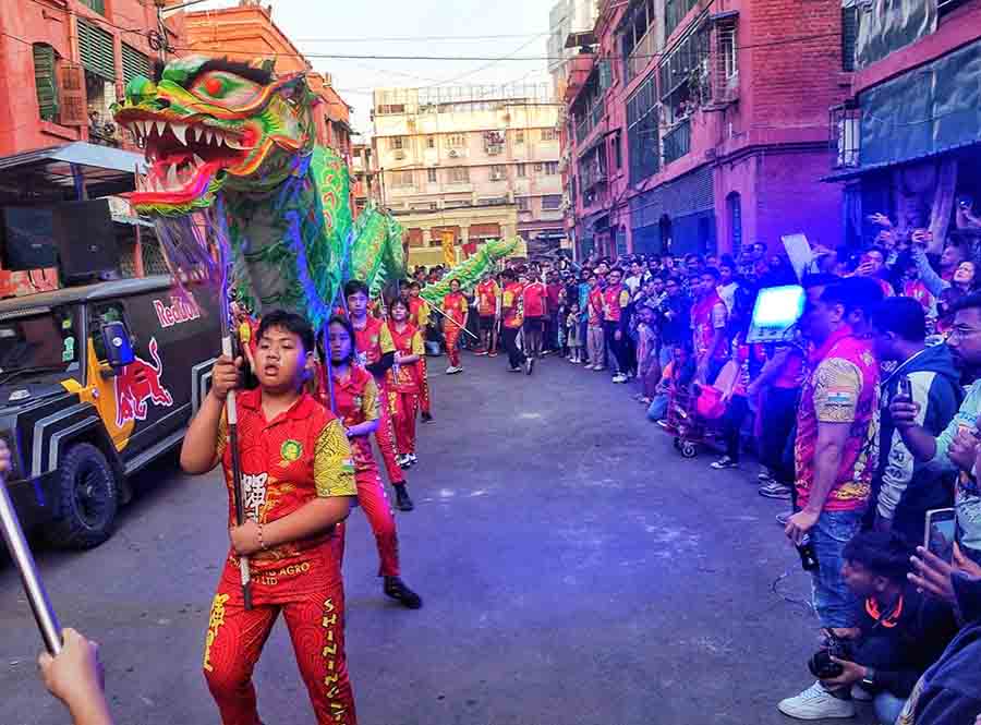 In the cacophony of dragon dances and wafting aroma of Chinese delicacies, Bow Barracks came alive