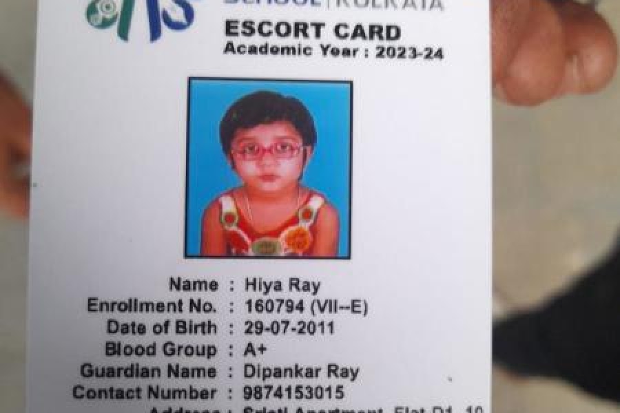 Hiya Ray’s school ID card