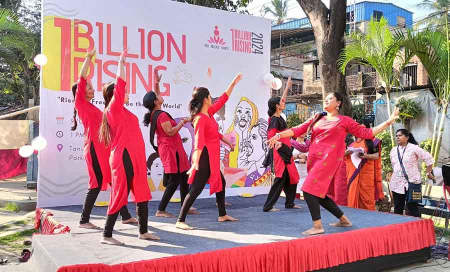 Using dance and poetry to carry out their messages, One Billion Rising 2024 lived up to the theme ‘Rise for Freedom, be the new world’.