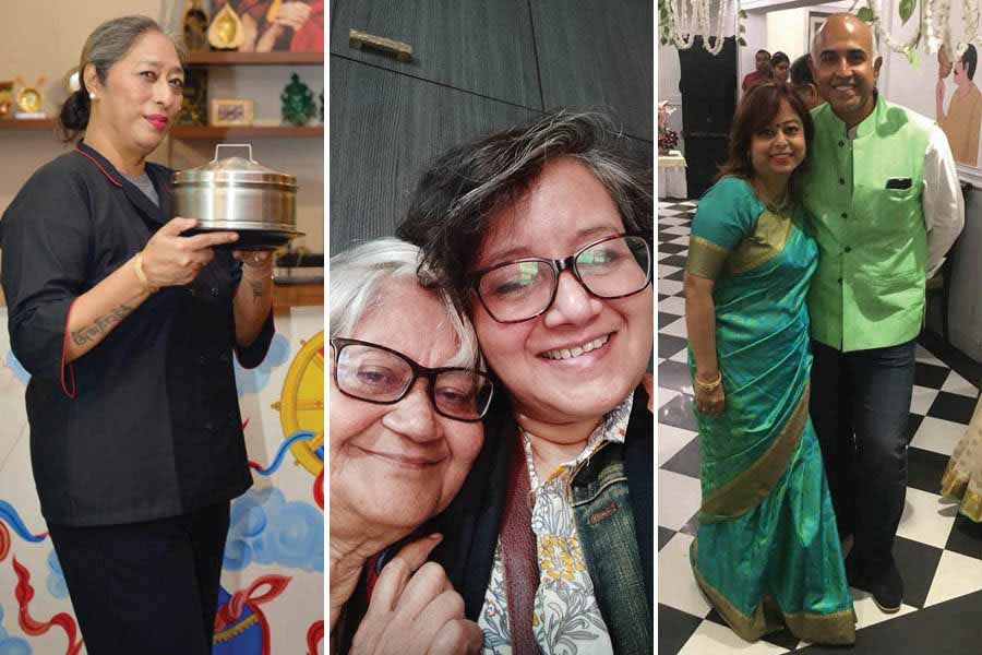 From a momo recipe taught by her dad, to a special crab curry and a winter-special cabbage kheer — Kolkata chefs recount their most cherished dishes. (In picture: (L-R) Doma Wang, Sushanta Sengupta, Madhumita Mohanta)