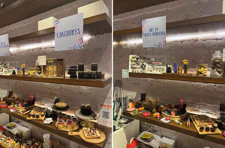 Cakebury by Vinita Dudheria showcased an array of confectionery delights — from cakes and cupcakes to cookies and cheesecake. Dudheria also had some of her artworks on display. Her realistic candles in the shape of food items stood out as a highlight
