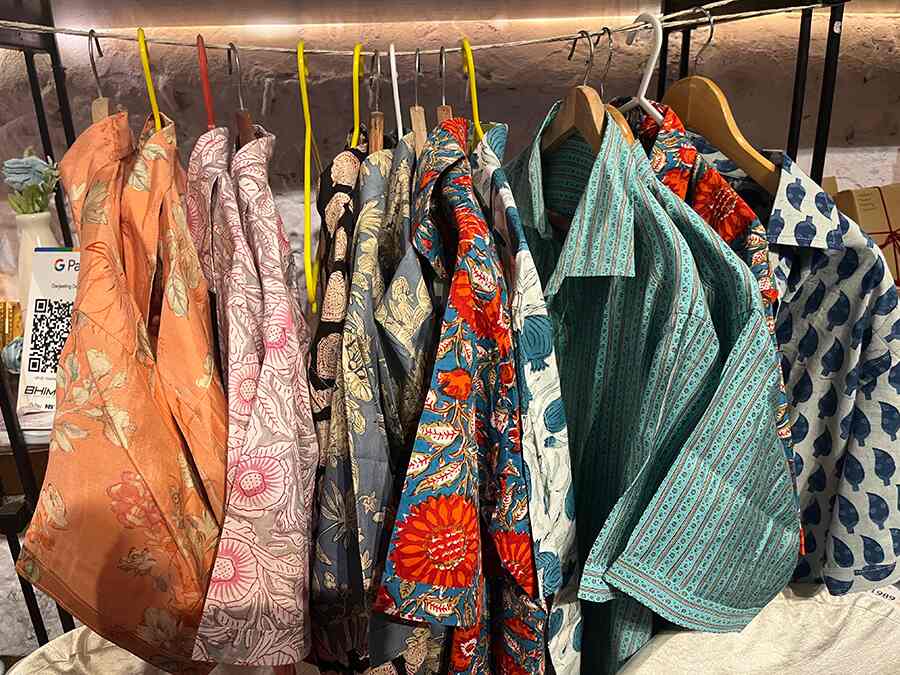 Aparajita India, a sustainable fashion brand from Kolkata, had a collection of comfortable shirts — just perfect for the spring