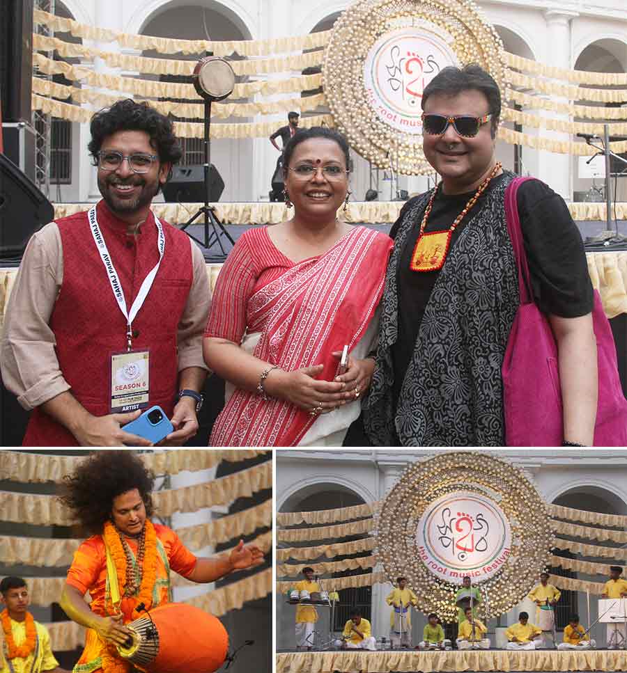 Sahaj Parav - The Root Music Festival Season 6 was held on February 16 at Indian Museum organised by Dohar and Lopamudra Productions. The opening performance was by Lalu Das with dhol from the Murshidabad and Waste Art Centre  