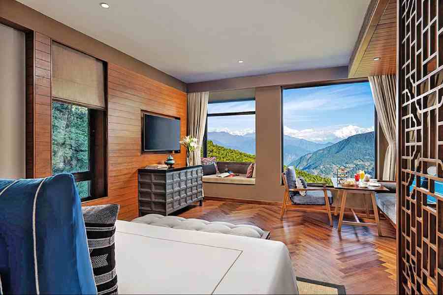 Breathtaking views from each room is the promise of the property and it more than lives up to it