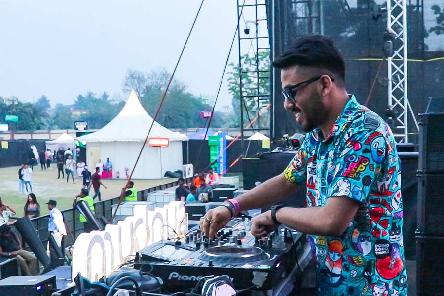 ‘I plan to play a remix of at least one popular Bengali track or maybe a Rabindrasangeet,’ says Kaushik Das, aka DJ Roop