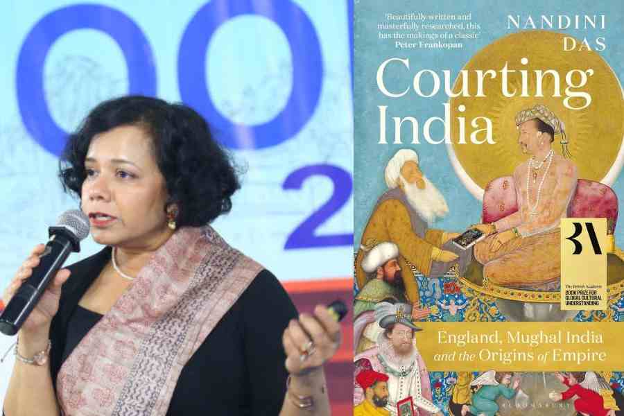 Author Nandini Das at Kolkata International Book Fair and her book