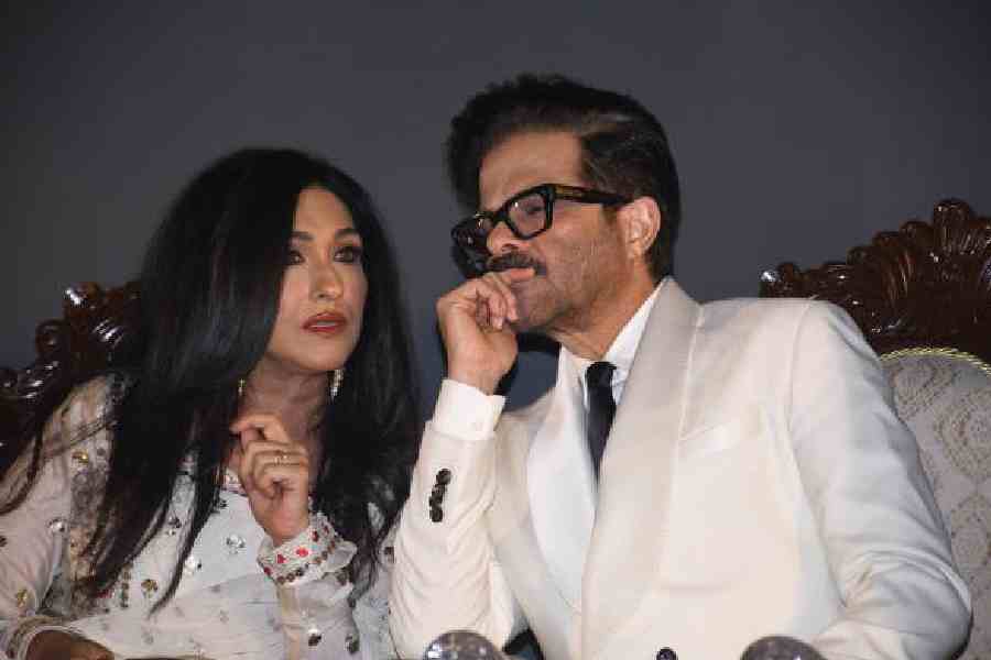 Anil Kapoor and Rituparna Sengupta at the inauguration of the French Film Festival at Nandan 