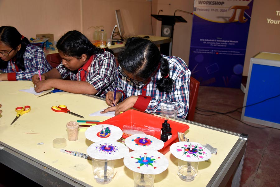 The Birla Industrial and Technological Museum held a hands-on science and mathematics workshop on Monday  