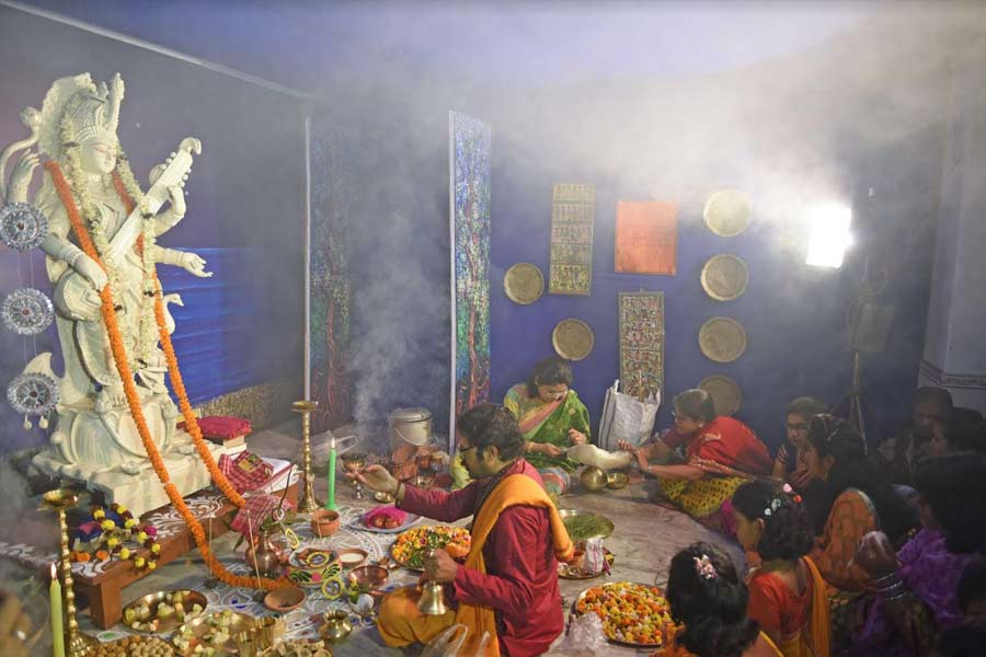 The Sashthi Puja following Vasant Panchami or Saraswati Puja is known at Sital Shashthi