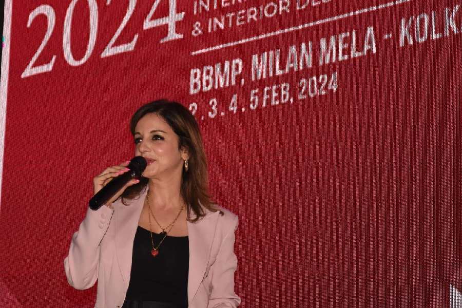 Inauguration ceremony of ABID Architecture and Interior Design Expo held from February 2 - 5, 2024 at Milan Mela. Sussanne Khan was the chief guest