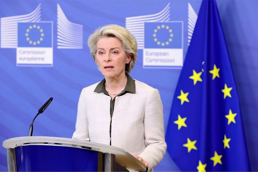 “Should I get one more term in my current role, I’m sure I can get Netflix to make a documentary on me,” shares Ursula von der Leyen