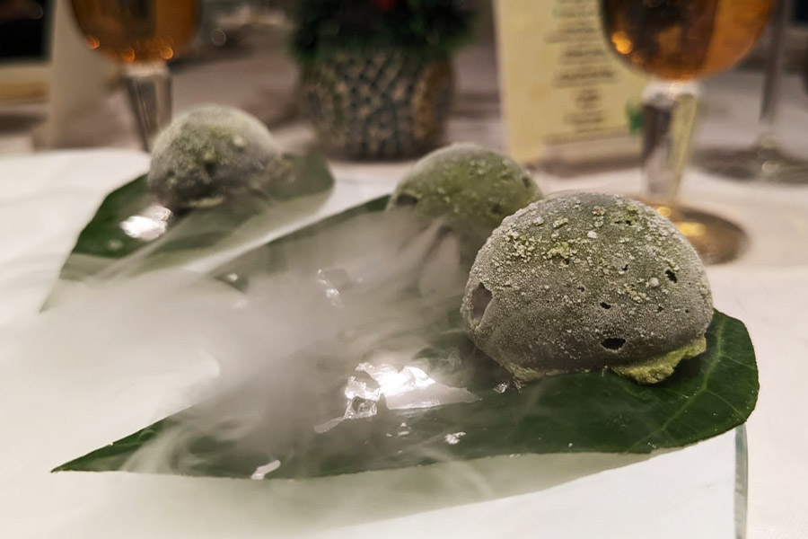 The fusion paan, a pop pick from the tasting menu at Avartana in ITC Royal Bengal, Kolkata — the second Avartana in India — which opened in November 2022