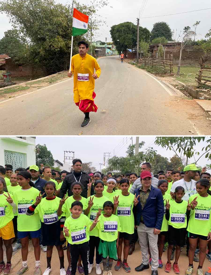 Kushal Education Foundation hosted the Ayodhya Hill Marathon 2024 for the social and economic uplift of Jangalmahal on February 25   
