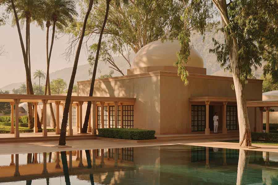 Amanbagh is about a two-hour drive from Jaipur in Rajasthan