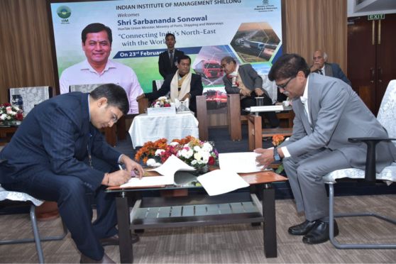 The highlight of the event was the signing of a Memorandum of Agreement (MoA) between IIM Shillong and the Ministry of Ports, Shipping and Waterways (MoPSW) to establish the inaugural Gati Shakti Research Chair. 