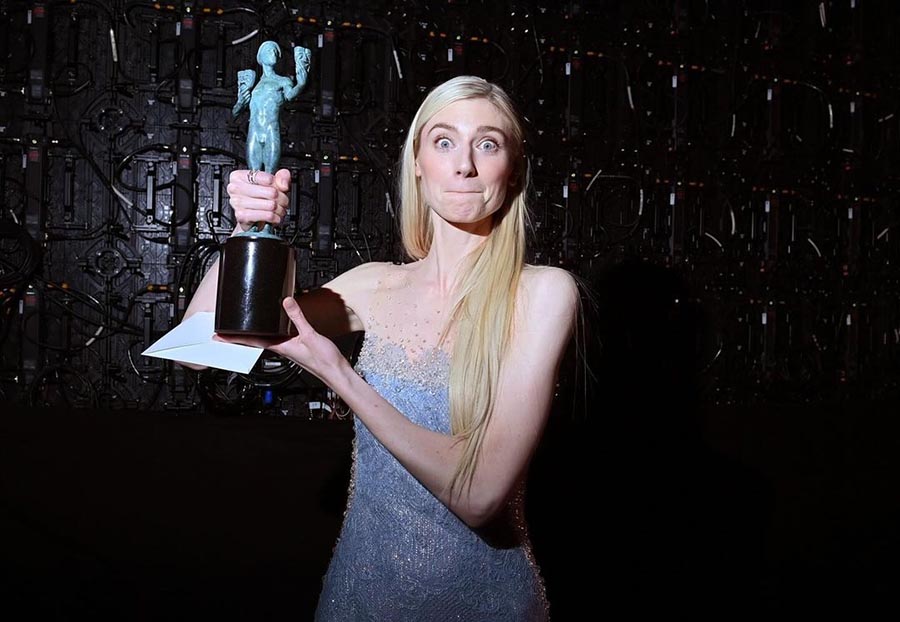 Australian actress Elizabeth Debicki won an award for her performance in the historical drama series The Crown, in which she played the role of Princess Diana.