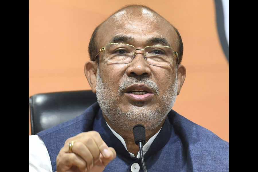 N Biren Singh.