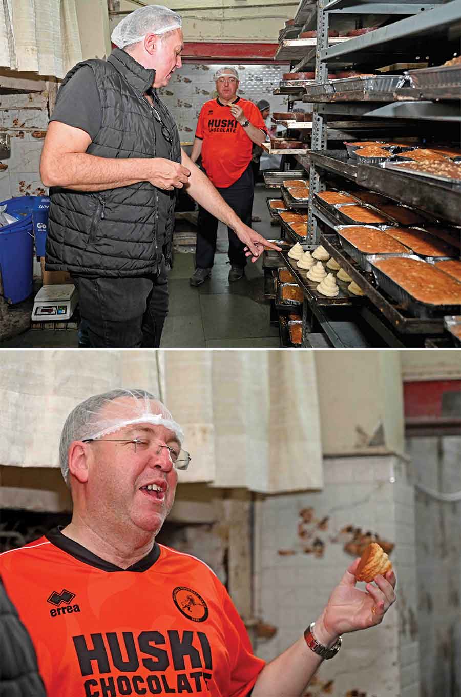 “Oooh, the coconut macaroons!” pointed out Shaun, as Fleming took a bite of one – warm and crusty 