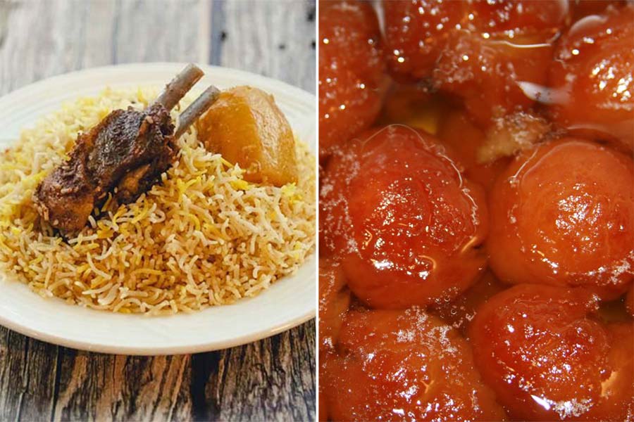 While Chicken and Mutton Biryani grabbed the first and second spot on Swiggy’s top five dishes ordered in Kolkata, Gulab Jamun outshone the Rosogolla with 77 lakh orders during Durga Puja alone in 2023