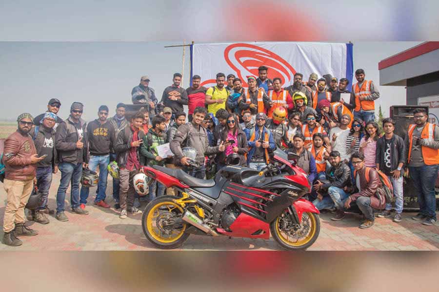 Tornado Riders celebrated 10 years with 225 bikers riding together