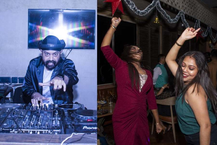 DJ Raman set the tone for the night, blending catchy international and Bollywood tunes like Jamal kudu, Jhoome jo pathan, Chaleya and more. The dance floor was alive with energy as partygoers grooved to the rhythm, celebrating the arrival of the new year.