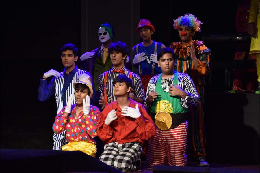 Students of St James' School perform at their musical