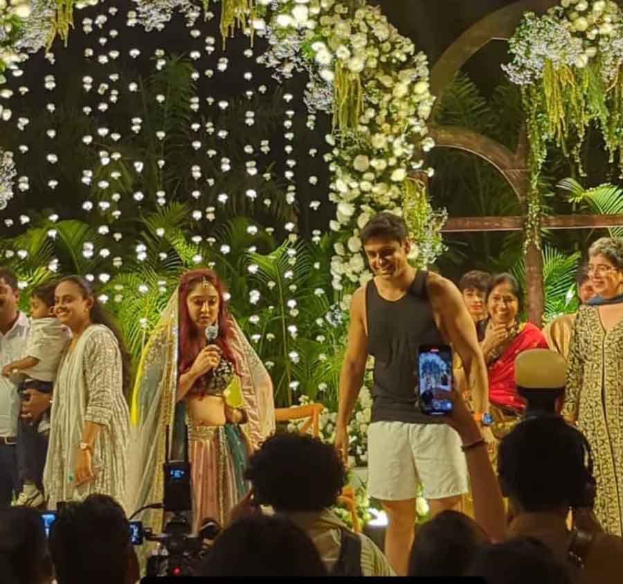 In one of the videos shared on Instagram, Ira joked that the groom needed to take a shower for he had jogged to the wedding venue in an athleisure outfit. 