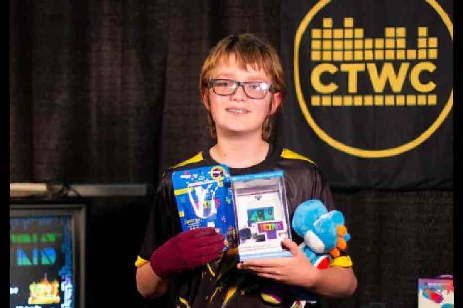 Willis Gibson, 13, is from Oklahoma. He has dedicated his win to his late father, Adam, who died last month