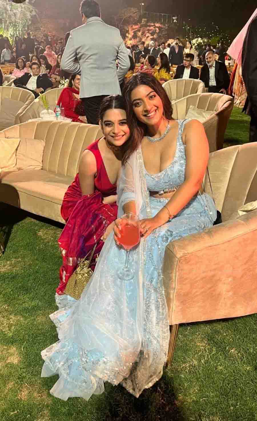 Zayn and Little Things actress Mithila Palkar smiled for a quick snap at the wedding venue.