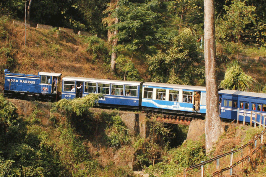 Toy train | Darjeeling Himalayan Railway enthusiasts express concern ...