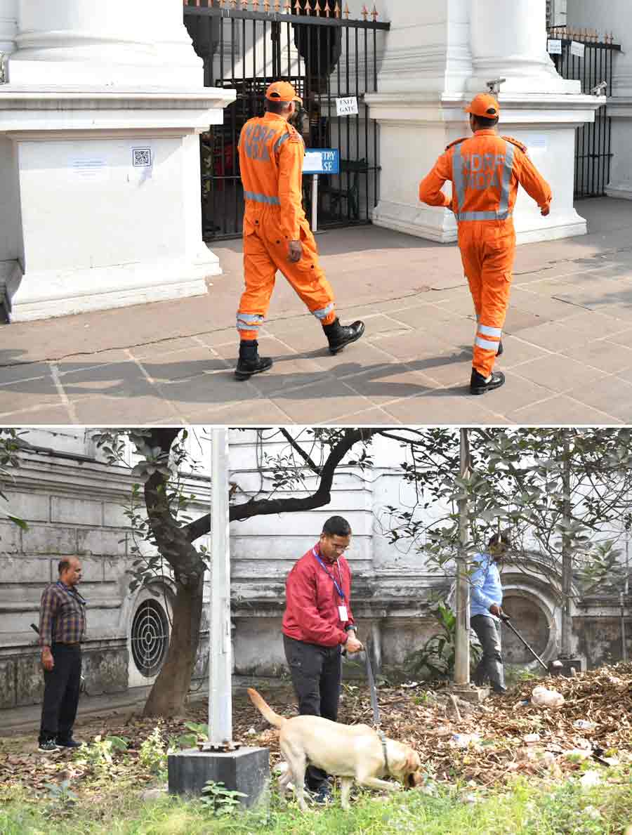Kolkata Police swung into action on Friday and evacuated the Indian Museum premises after they received a bomb threat through email. However, the search yielded nothing  