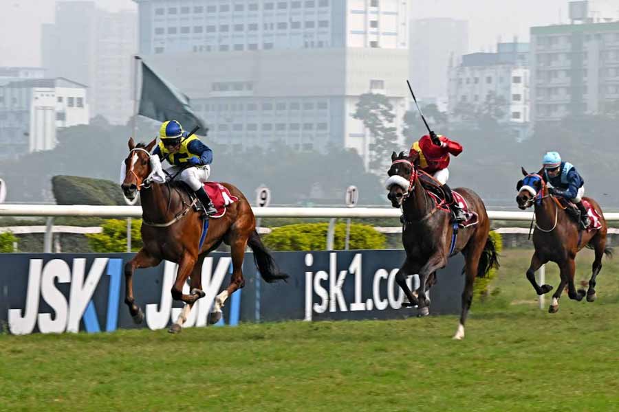 On January 7, an audience of about 12,000 gathered at the Kolkata race course for the highly anticipated Derby Stakes