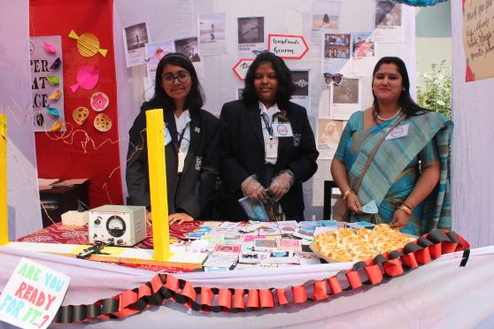 True to its name, 'Candy Cane Lane' featured stalls offering delectable confectionery crafted by the school's budding chefs.