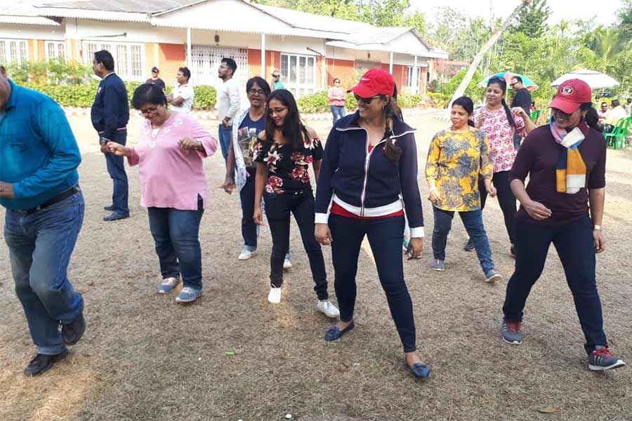 Line dancing adds some masala to the music at picnics