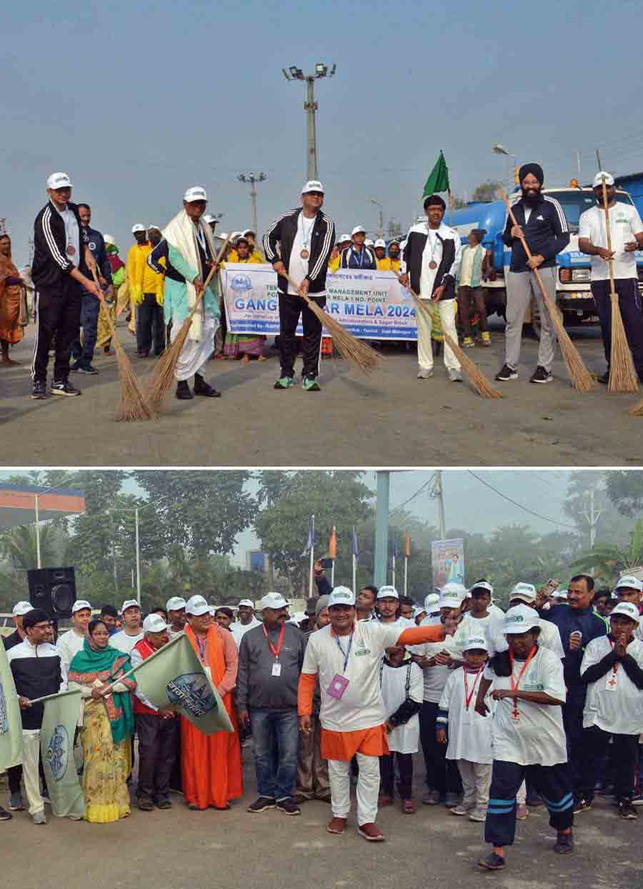 ‘Run For Green Gangasagar’ was held at Sagar Island. MIC Sundarban Affairs Bankim Hazra along with South 24 Parganas district magistrate Sumit Gupta flagged off the run. A beach cleaning drive was also held on Wednesday   