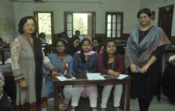 Students participating in Udaan '24