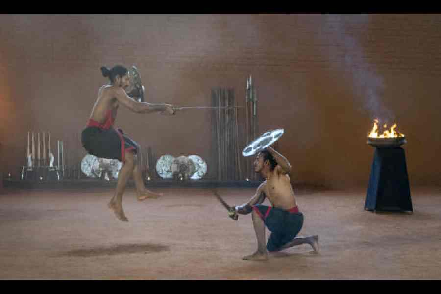 A Kalari dance session at the foundation