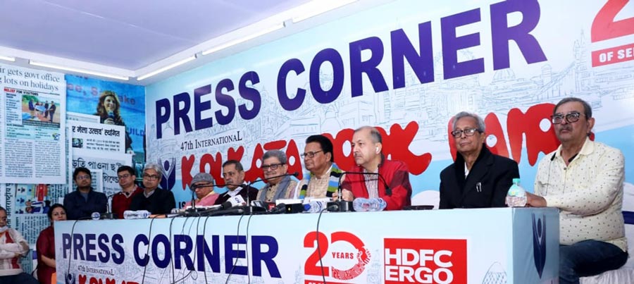 Ahead of the inauguration of the International Kolkata Book Fair, a press conference was held on Tuesday  