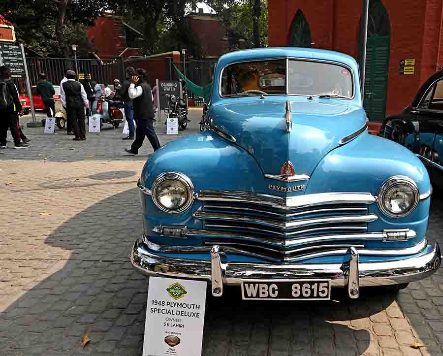 A 1948 Plymouth Special Deluxe seemed more special than its name, given the previous owner of the car was singer-composer Hemanta Mukhopadhyay. The current owner, S.K. Lahiri, is very proud of his vintage baby. He said, “This car sat on a jack for over 40 years but after two years of dedicated restoration, it runs fine”