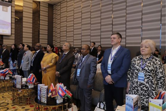 International delegates at the inaugural session at Malaysia