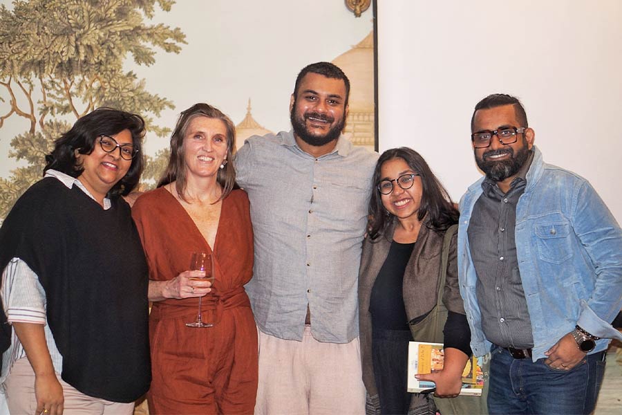 Members of Kolkata’s food space were at the event, including (L-R) Madhushree Basu Roy of Pikturename, Auroni Mookerjee and Srishti Dasgupta Sensharma of Sienna Store & Cafe, and Anindya Sundar Basu of Pikturenama. ‘Chefs talk about these points in the kitchen, and I related everything she said to the way we pick ingredients. Seeing our instincts from an academic perspective was extremely validating,’ said Auroni, executive chef, Sienna Store & Cafe