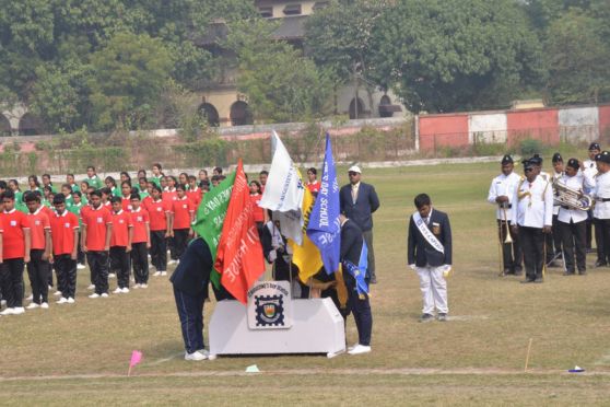 The grand opening ceremony marked the commencement of the sports fiesta, with students marching in a kaleidoscopic parade, radiating team spirit and boundless enthusiasm. 