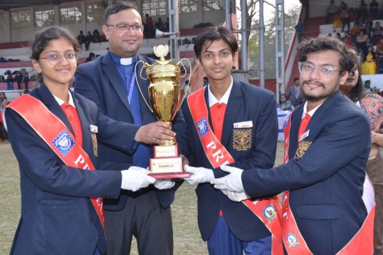 The crowning glory went to the Netaji House, emerging as the undisputed champions of the Annual Athletic Meet.