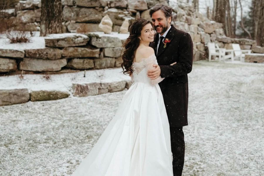 Josh Radnor with his wife Jordana Jacobs.