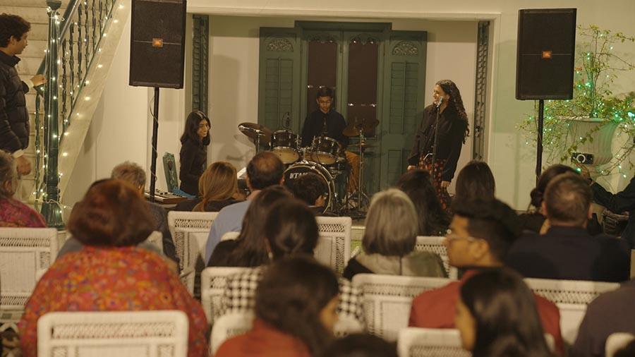 In 2022, Anushka, Samara, Mehr and Arjun successfully fundraised for the first time, contributing to the renovation of the residential girls’ football academy’s hostel building. The quartet reunited as the academy required additional funds for further development