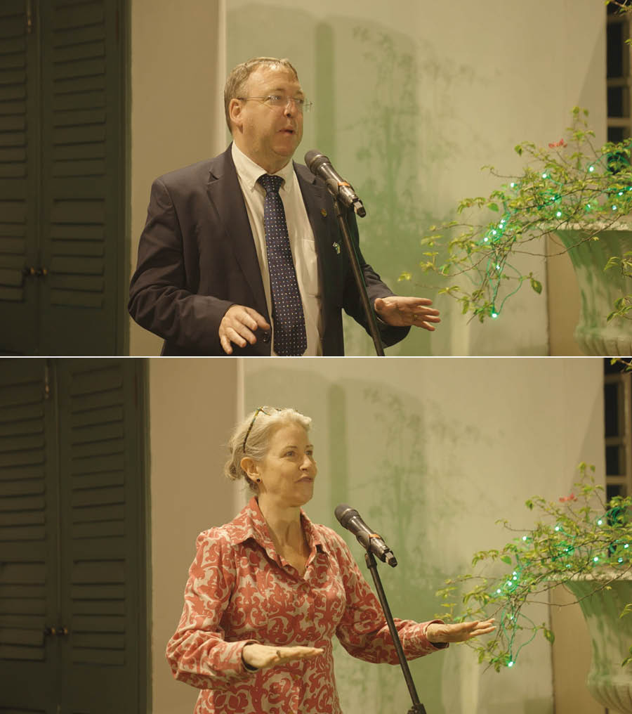 Andrew Fleming, British High Commissioner in Kolkata (above), and Rowan Ainsworth, Australian High Commissioner in Kolkata (below), were present at the event. Ainsworth, who visited the football academy recently, said, “It is a fantastic place and the equipment they have is adequate, but basic. They could do better with a little more support. Thanks to the kids and everybody here today for trying to make that happen”