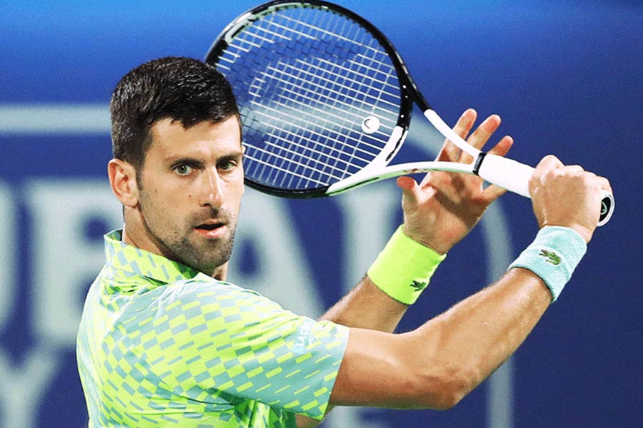 “Virat [Kohli] has set me a target of 40 Grand Slams and I have challenged him to get 150 international centuries,” shares Novak Djokovic  