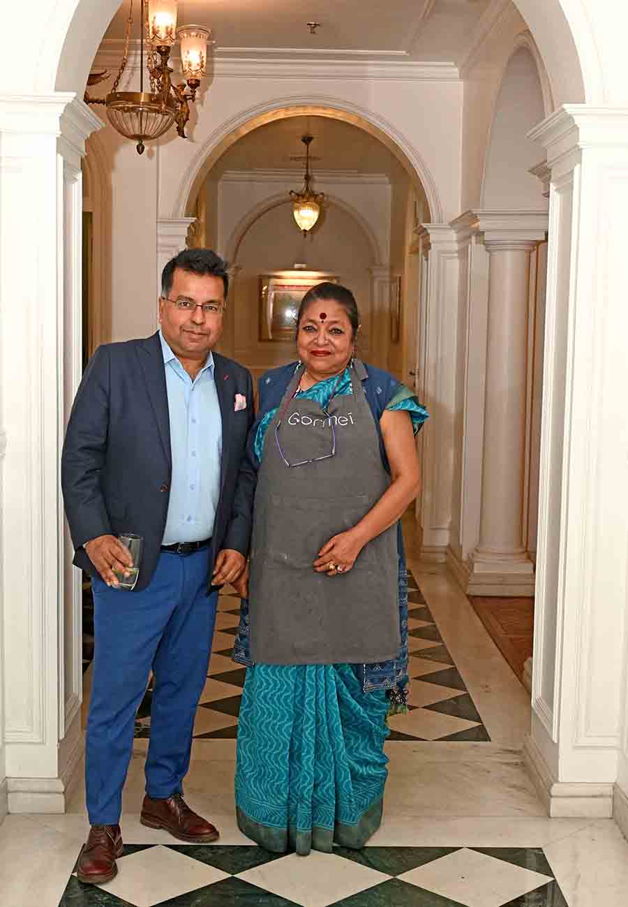 Argha Sen, founder of Gormei and culinary experiences curator said, ‘The High Table at Glenburn Penthouse came alive with chef and historian Pritha Sen’s stories about how the first families of Bengal had turned gastronomy into an art form in the 18th and 19th centuries, and with her unique dishes, painstakingly transcribed from old cookbooks and historical texts’